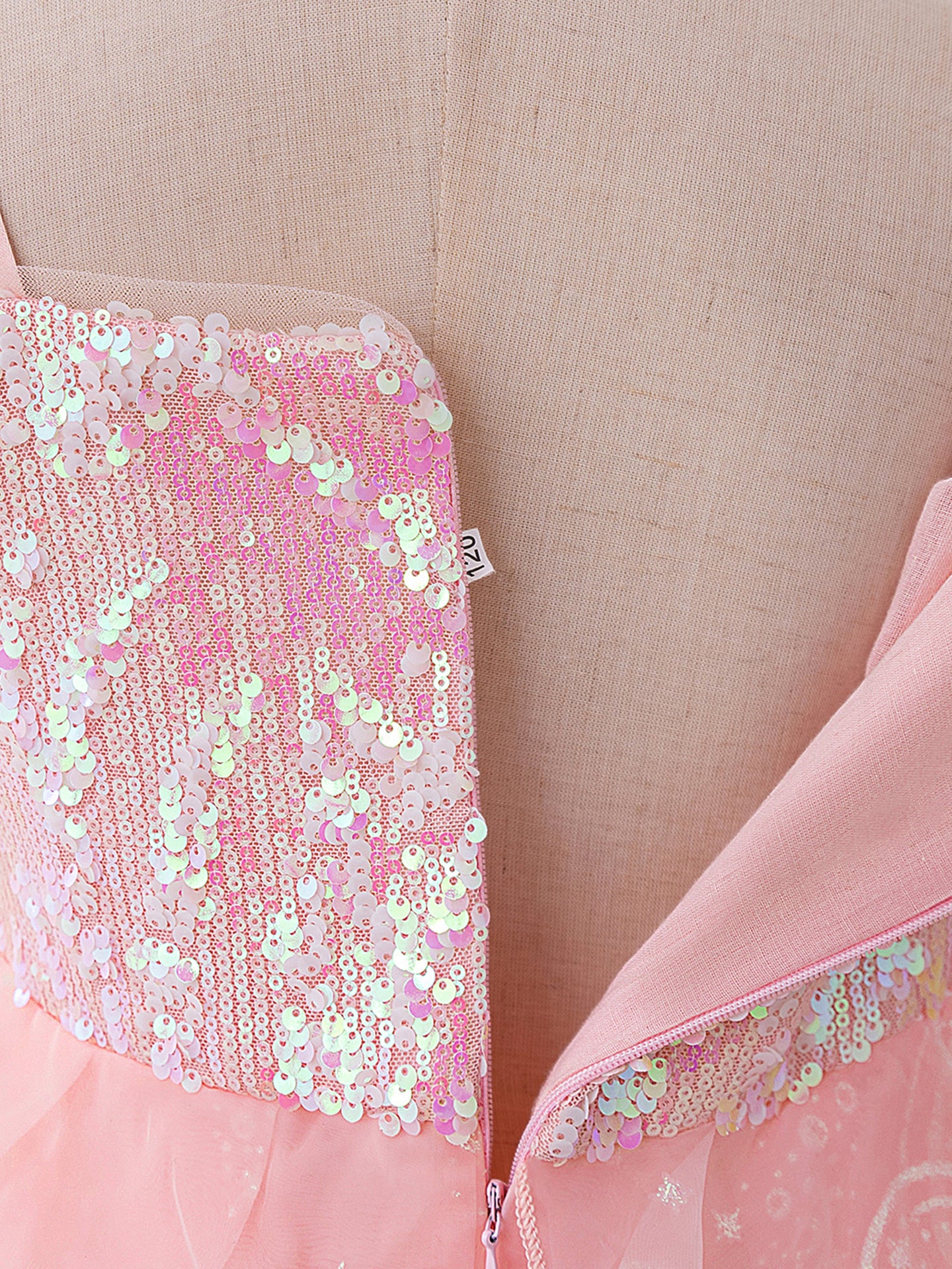 Girls Embellished A-Line Midi Dress