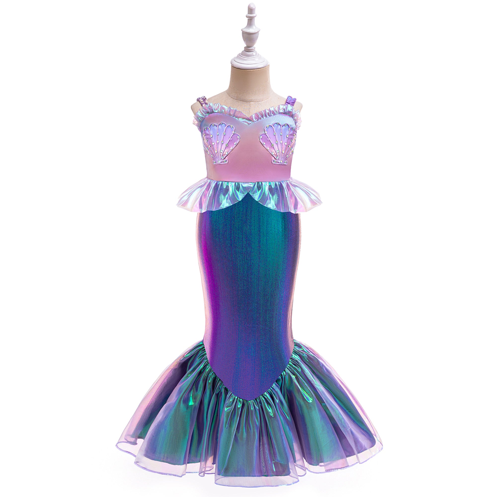 Girls Fit & Flare Maxi Dress