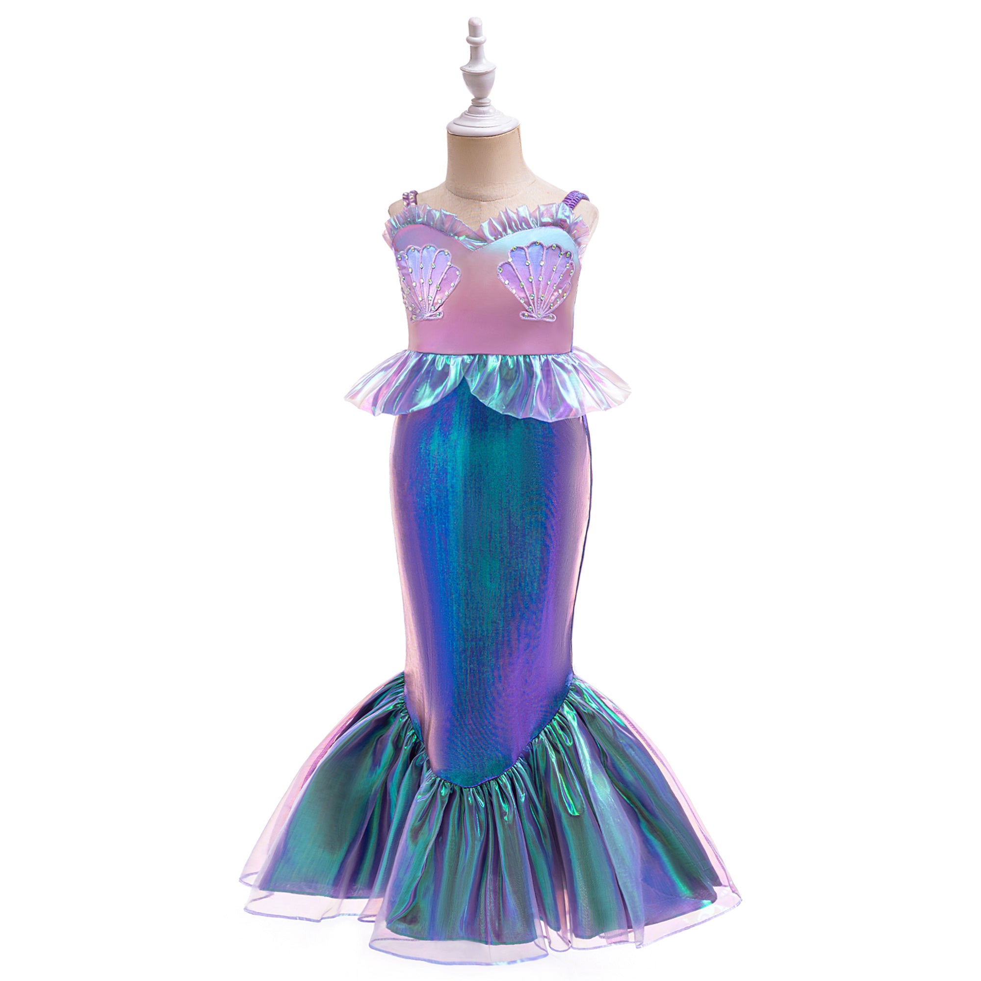 Girls Fit & Flare Maxi Dress