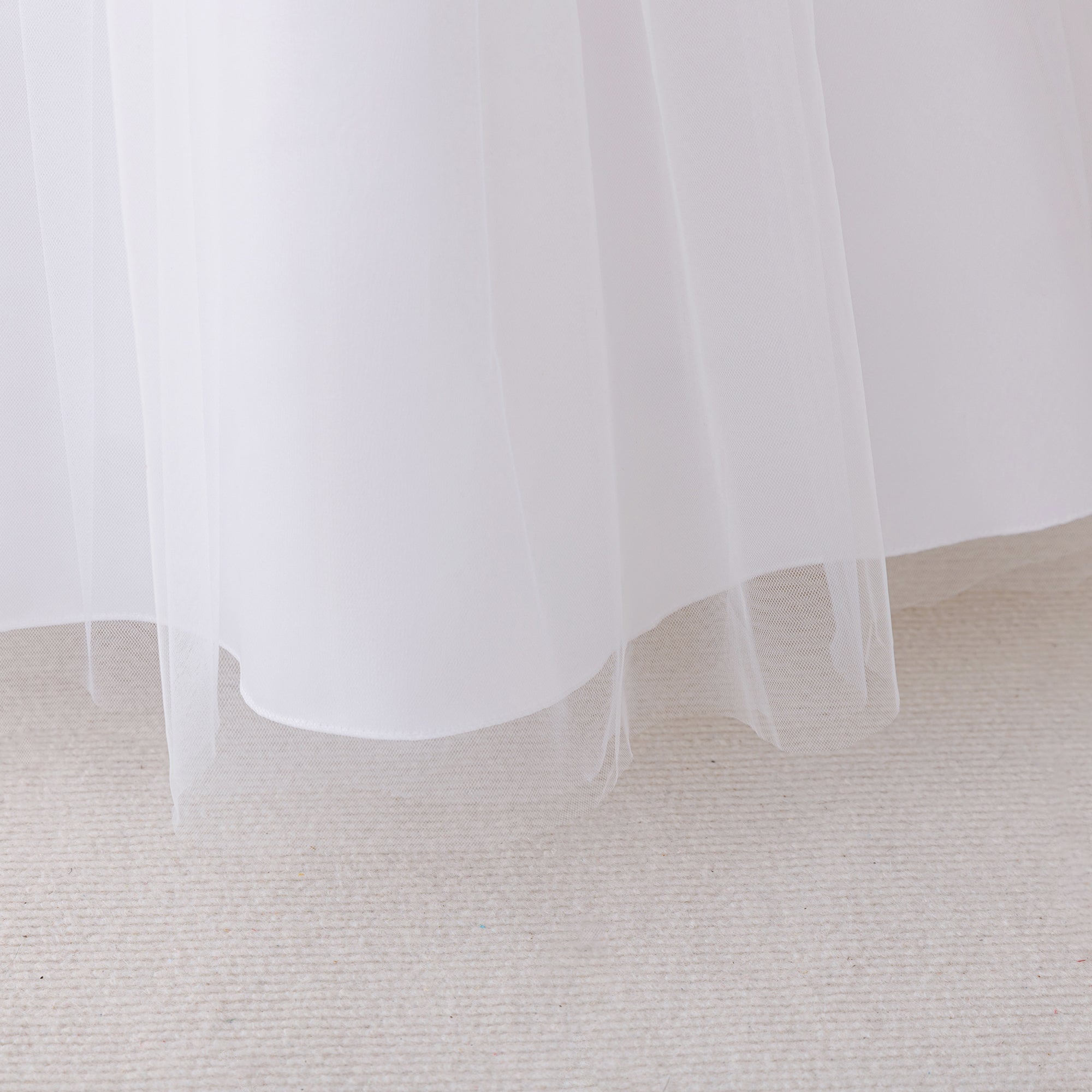 Girl Applique Tulle Gown Maxi Dress