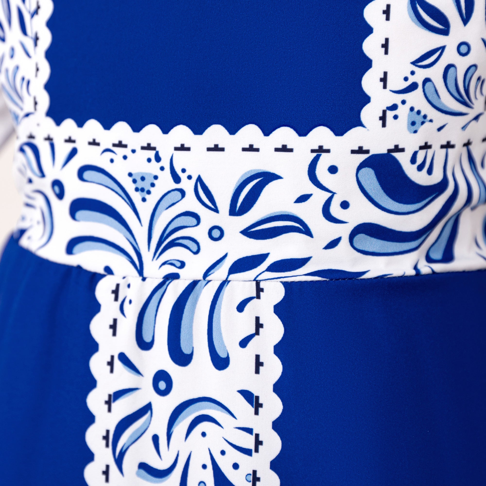 Girls Ethnic Motifs Print Applique Maxi Gown Dress