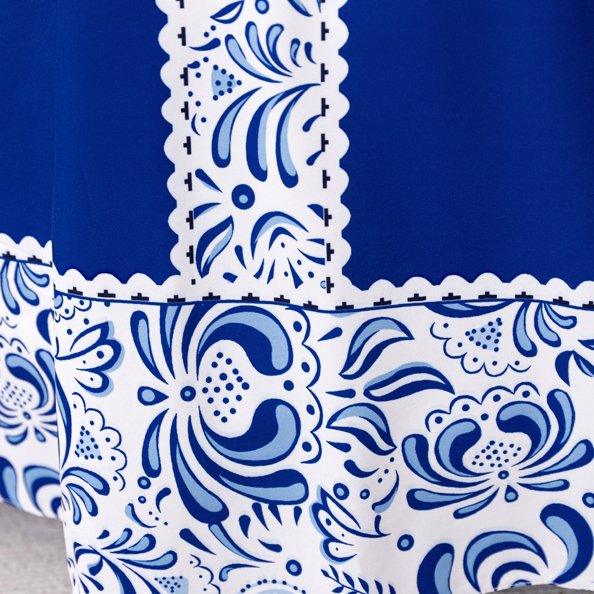 Girls Ethnic Motifs Print Applique Maxi Gown Dress