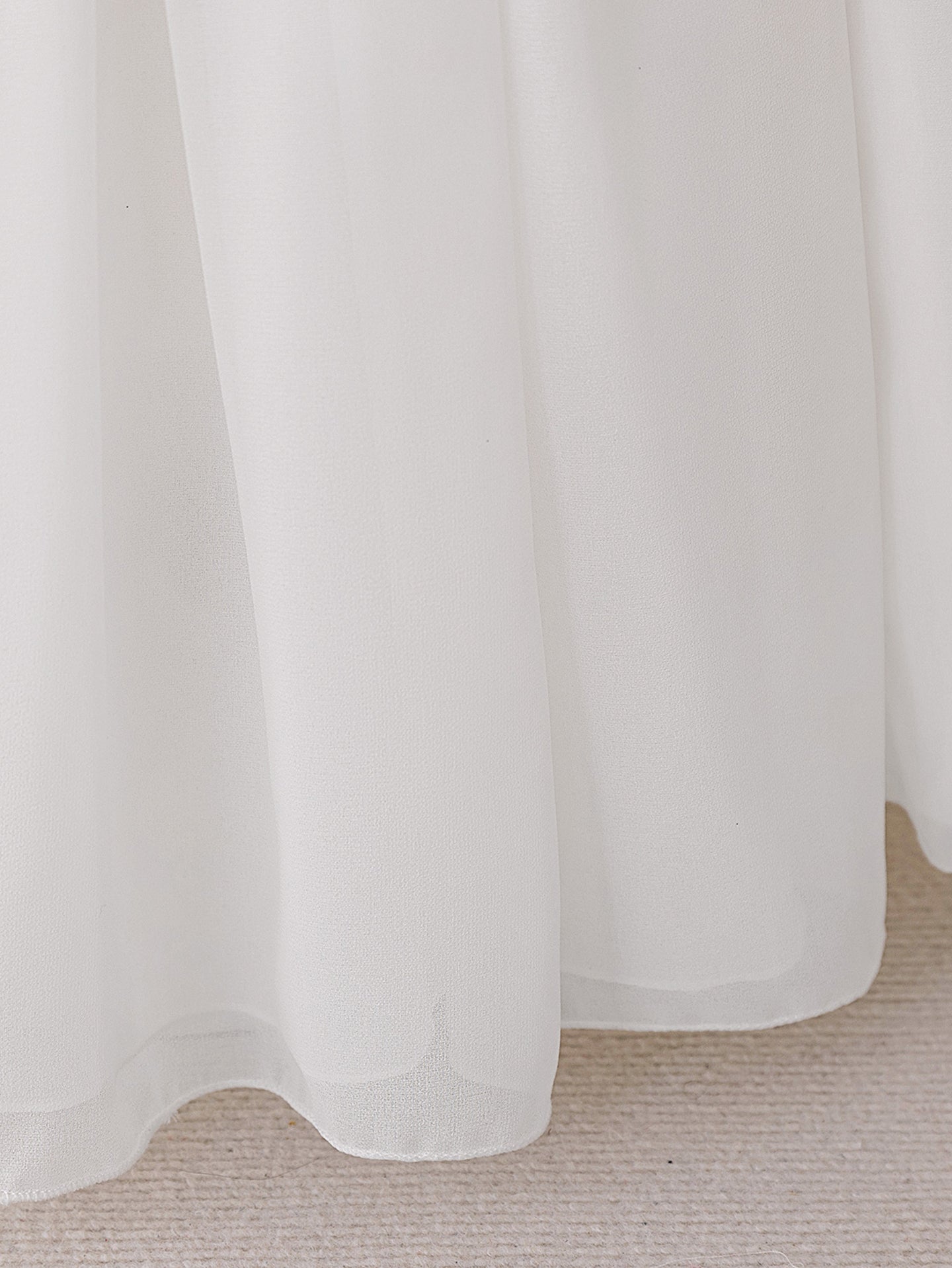 Girls Solid A-Line Midi Dress