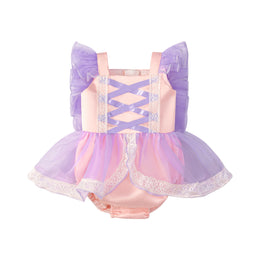 Infant Girls Lace Self Designed Bodysuit