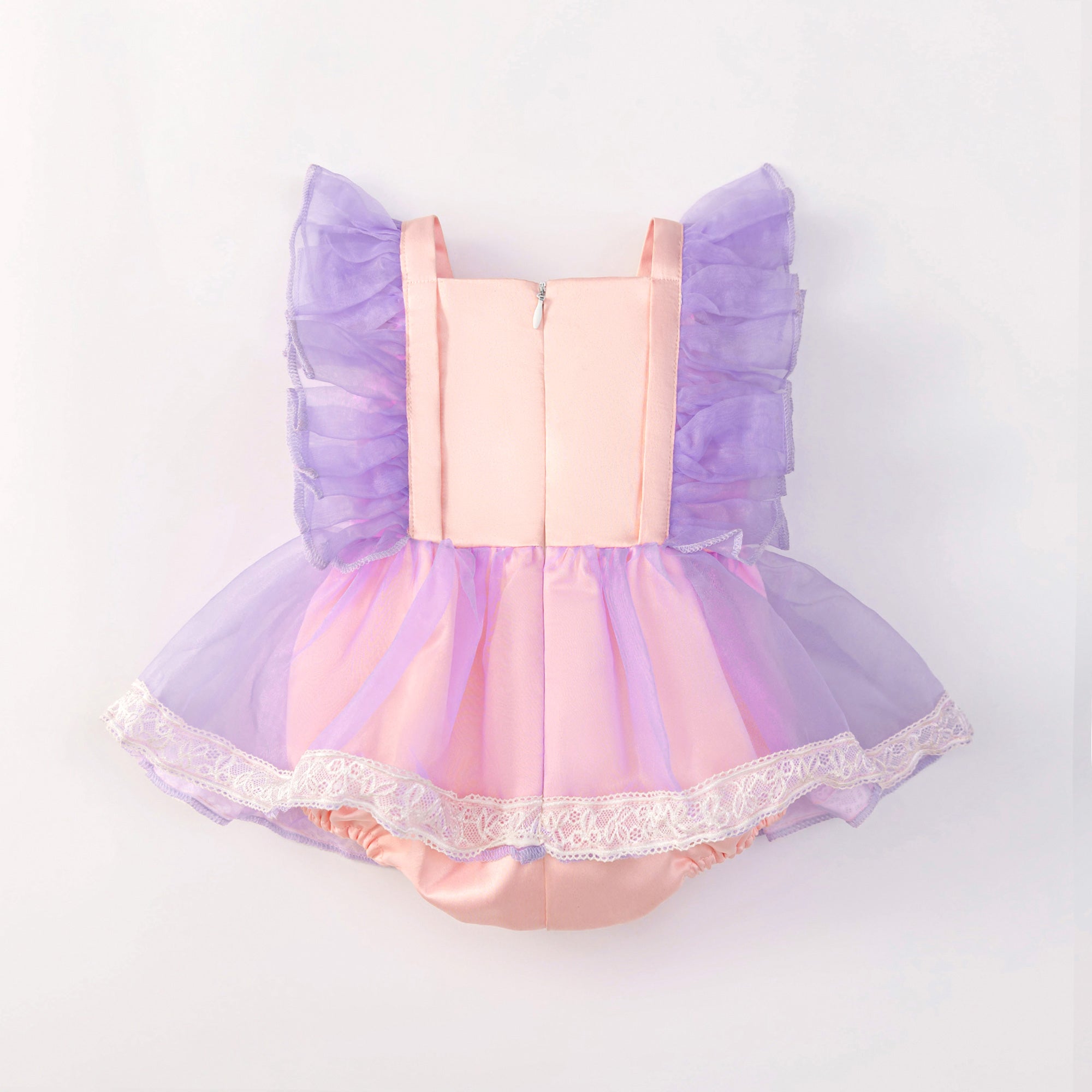 Infant Girls Lace Self Designed Bodysuit