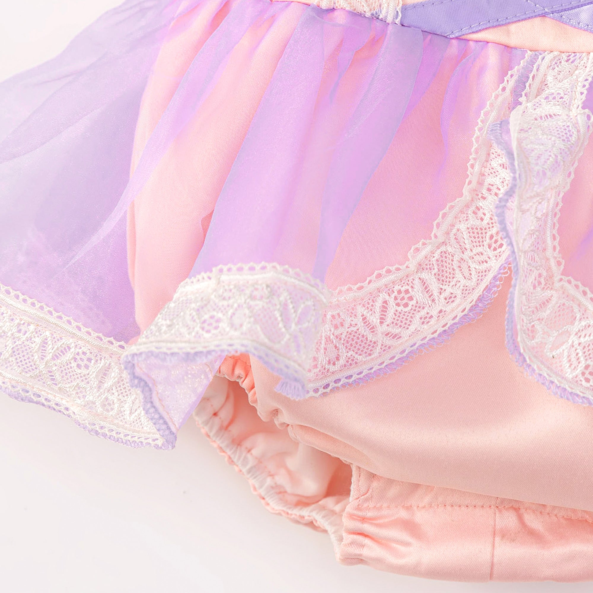 Infant Girls Lace Self Designed Bodysuit