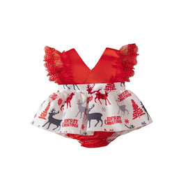 Infant Girls Printed Bodysuit