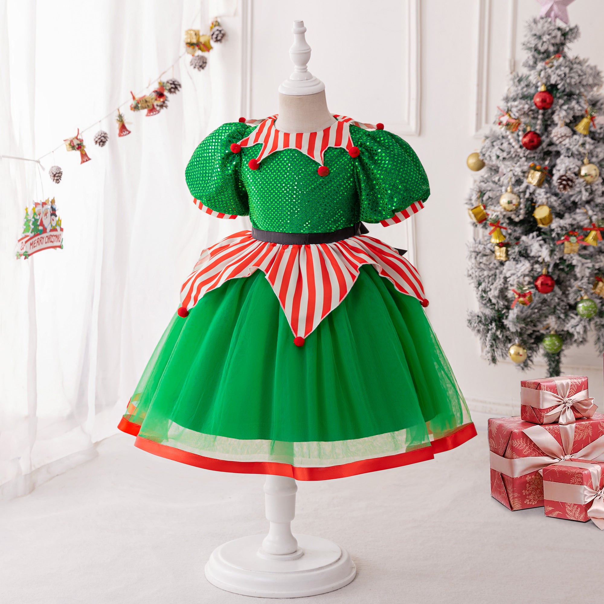Girls Fit and Flare Dress