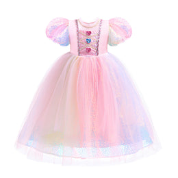 Girls Fit and Flare Maxi Dress