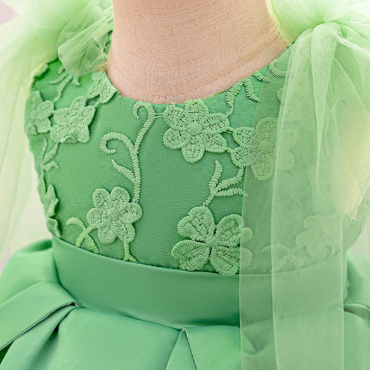 Girls Embroidered Fit And Flare Dress