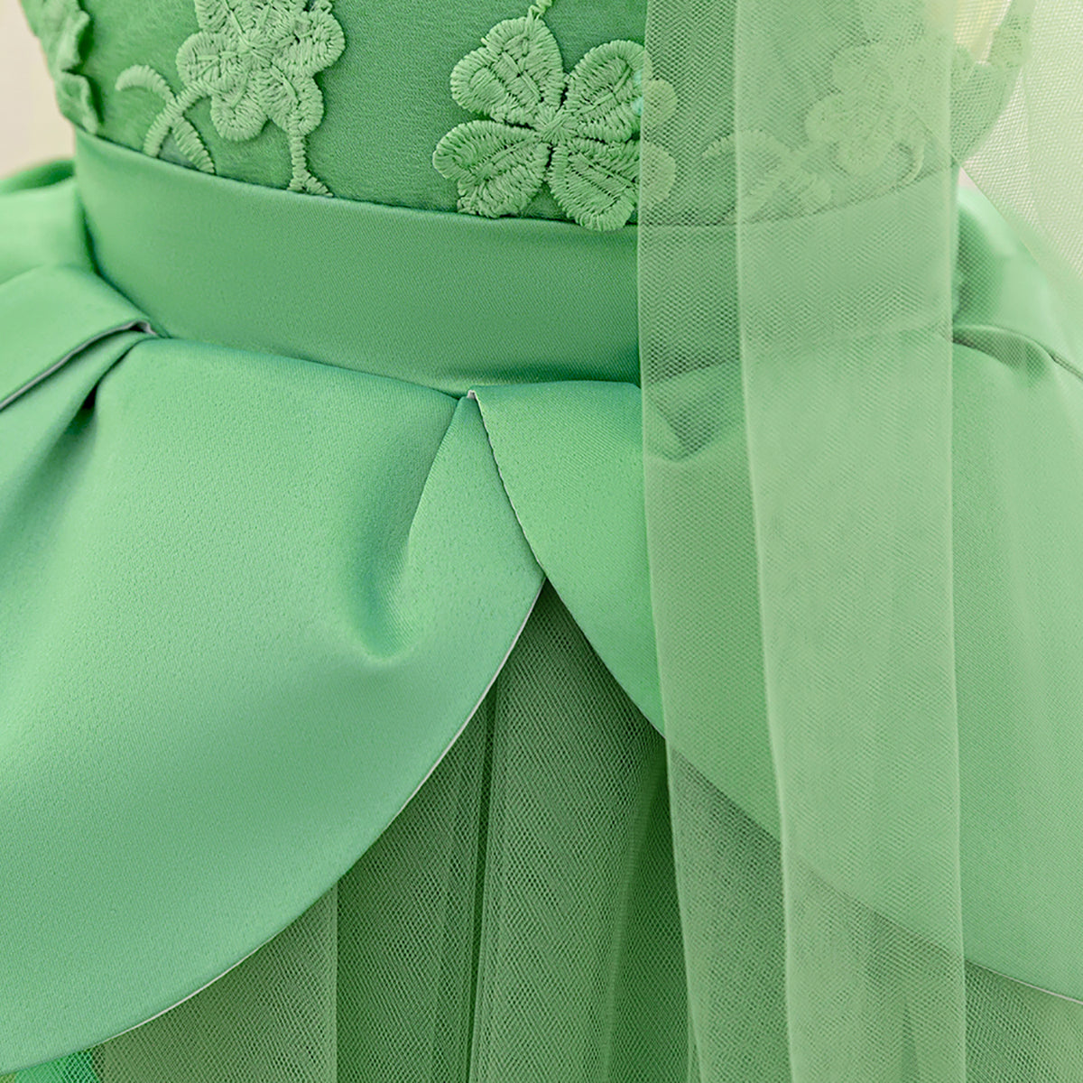 Girls Embroidered Fit And Flare Dress