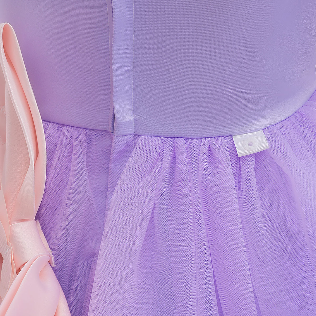 Girls Round Neck Fit and Flare Knee Length Dress