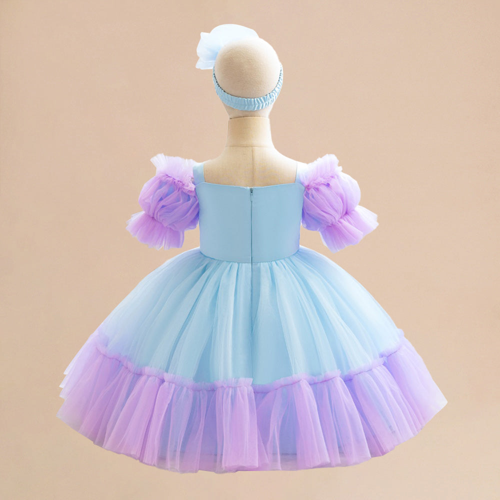 Girls Pack of 2 Kne length Balloon Dress