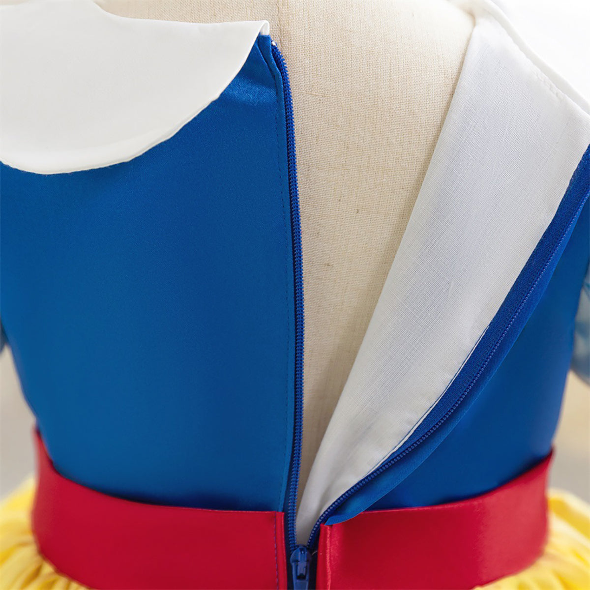 Girls Puff Sleeve Fit and Flare Dress