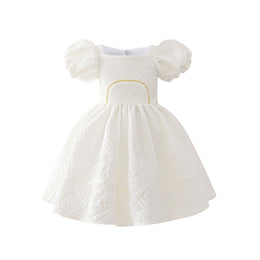 Puff Sleeve A-Line Dress