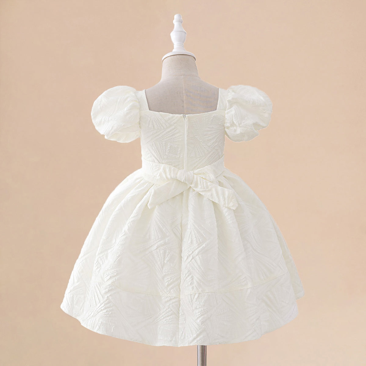 Puff Sleeve A-Line Dress