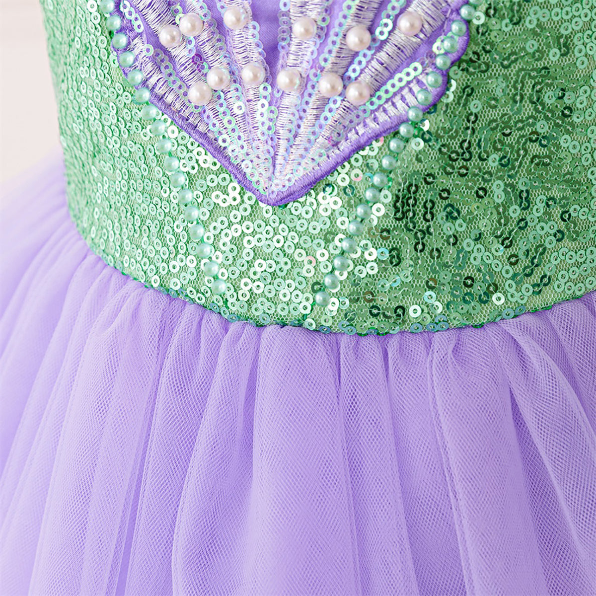 kids girls Ruffled Balloon Gown Dress