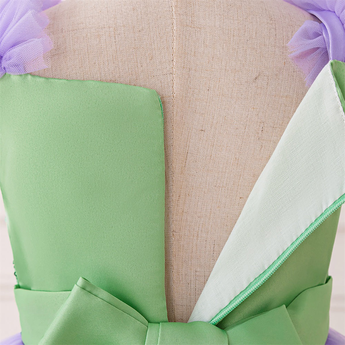 kids girls Ruffled Balloon Gown Dress