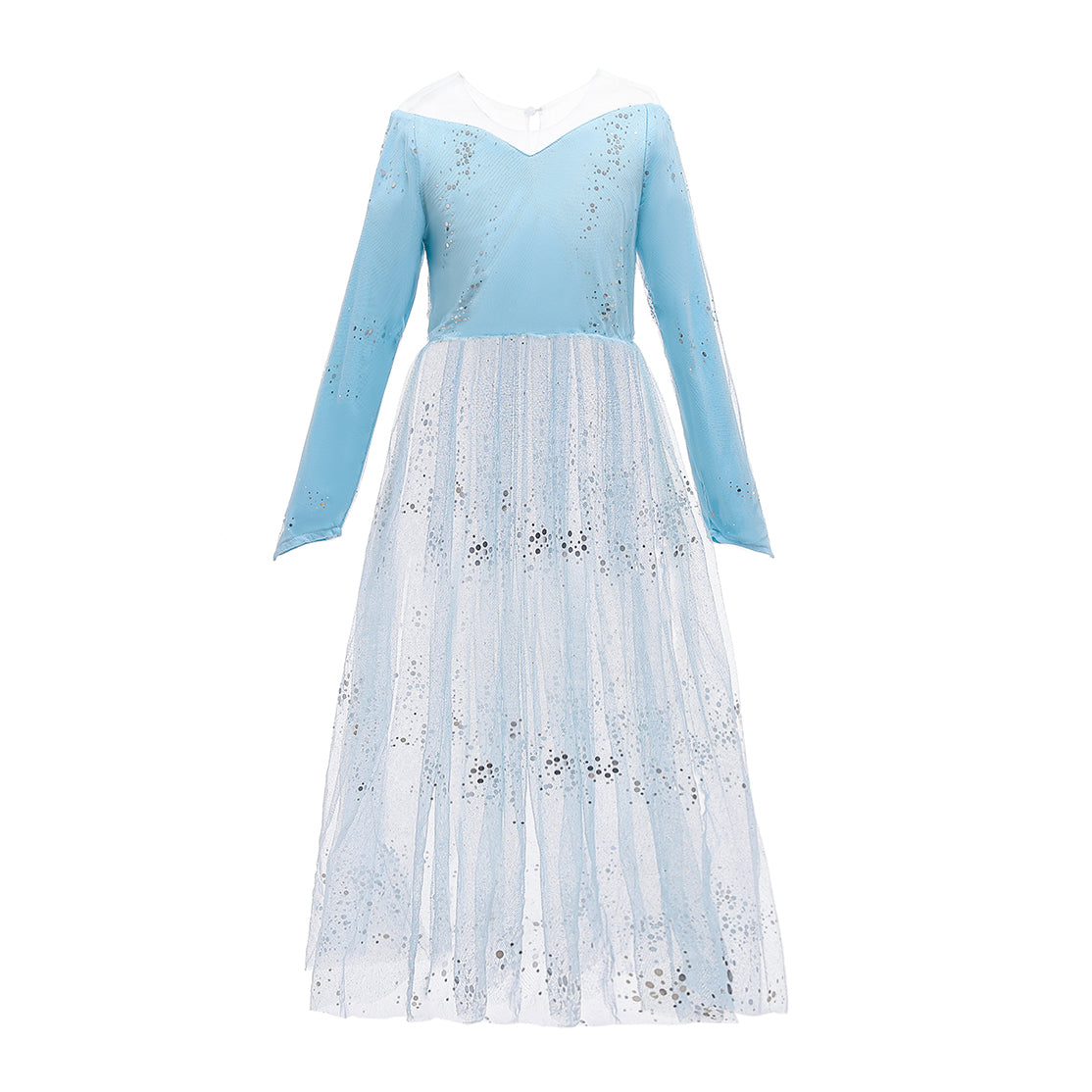 Blue & orchid tint Embellished Maxi Dress