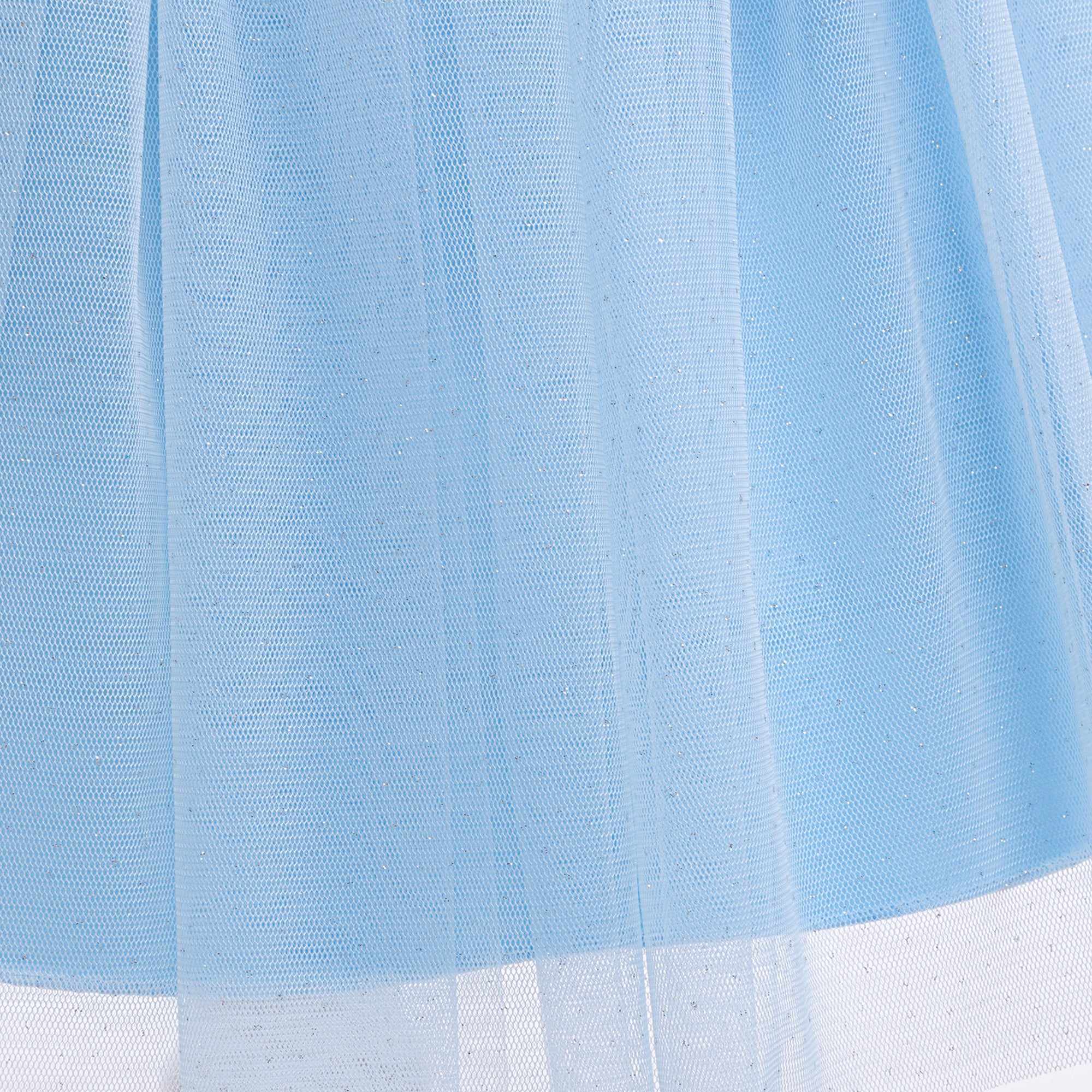 Girls Embellished Sequined A-Line Dress