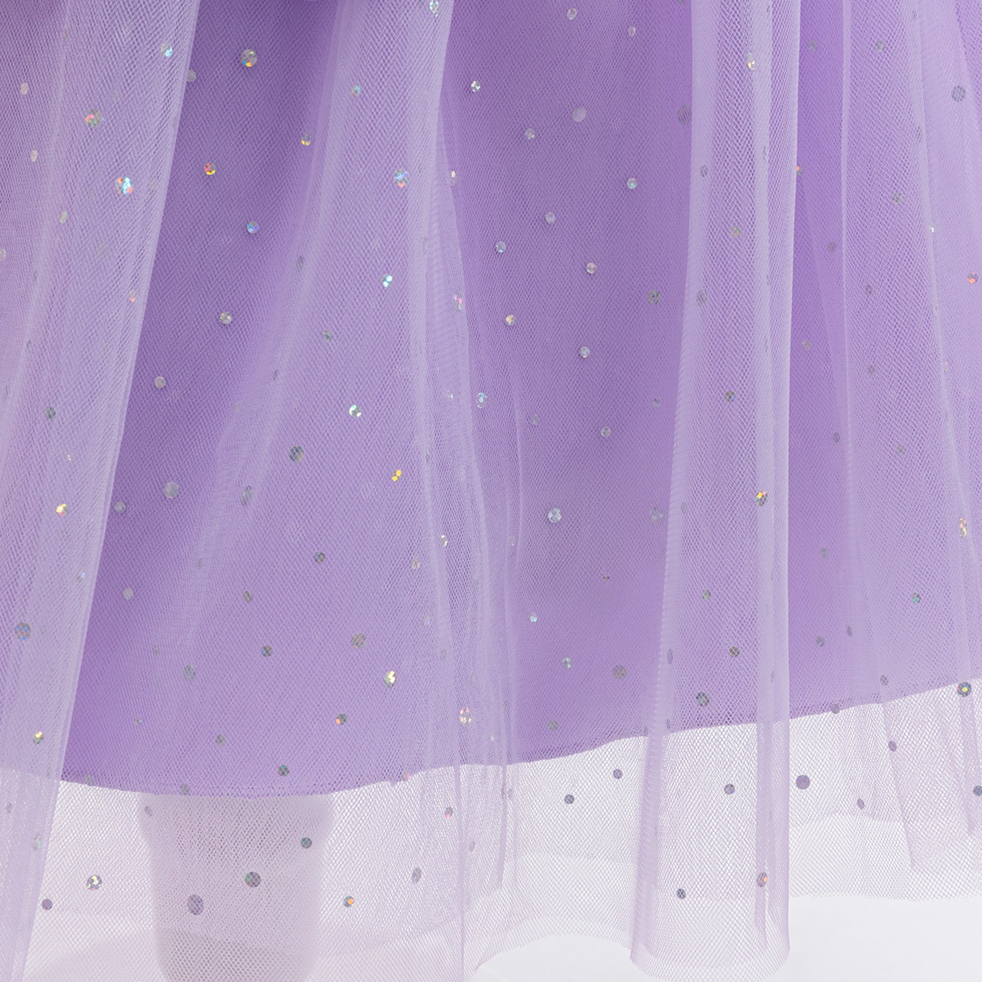 Girls Embellished Bow Detailed Net Tulle Dress