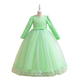 Girls Applique Maxi Dress