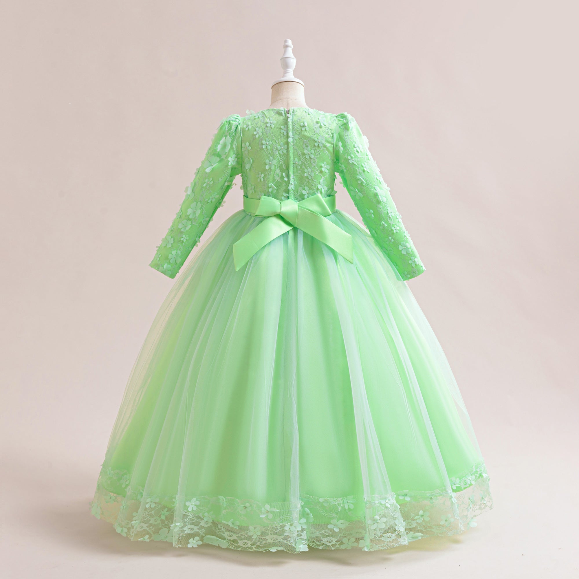 Girls Applique Maxi Dress