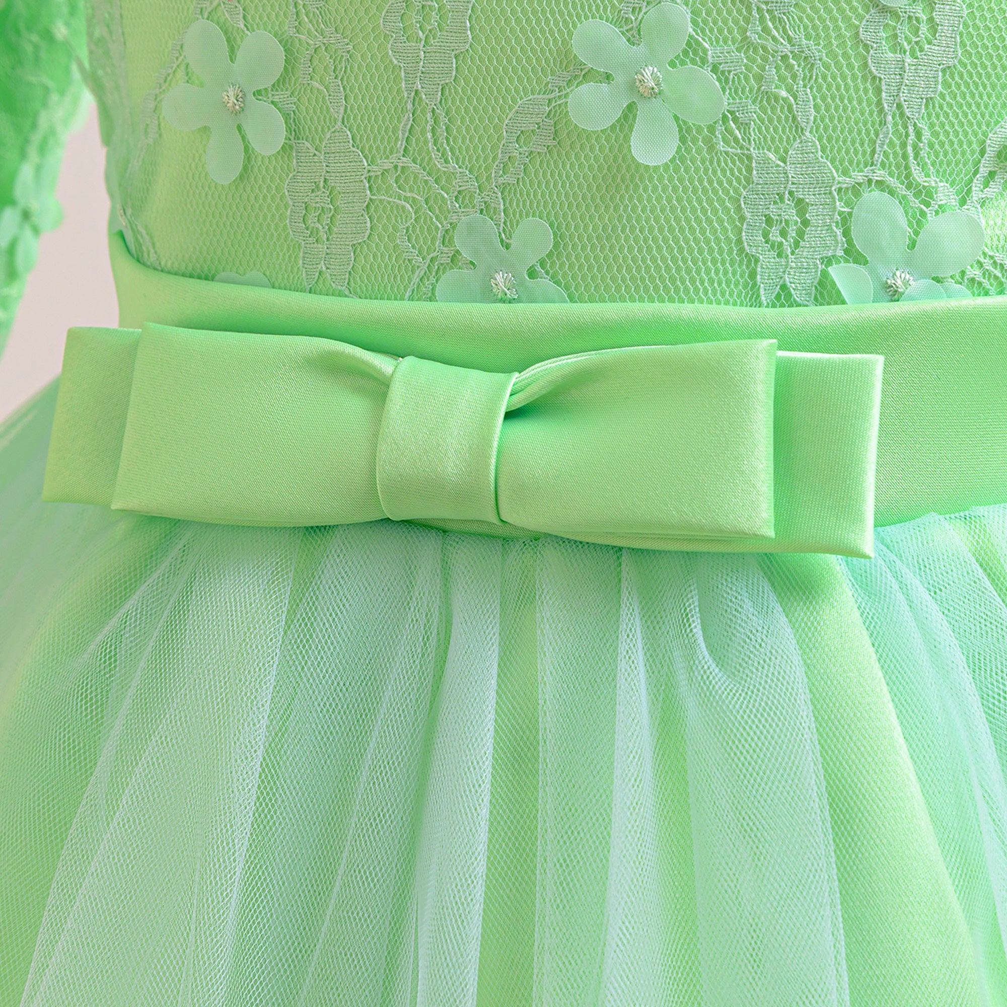 Girls Applique Maxi Dress
