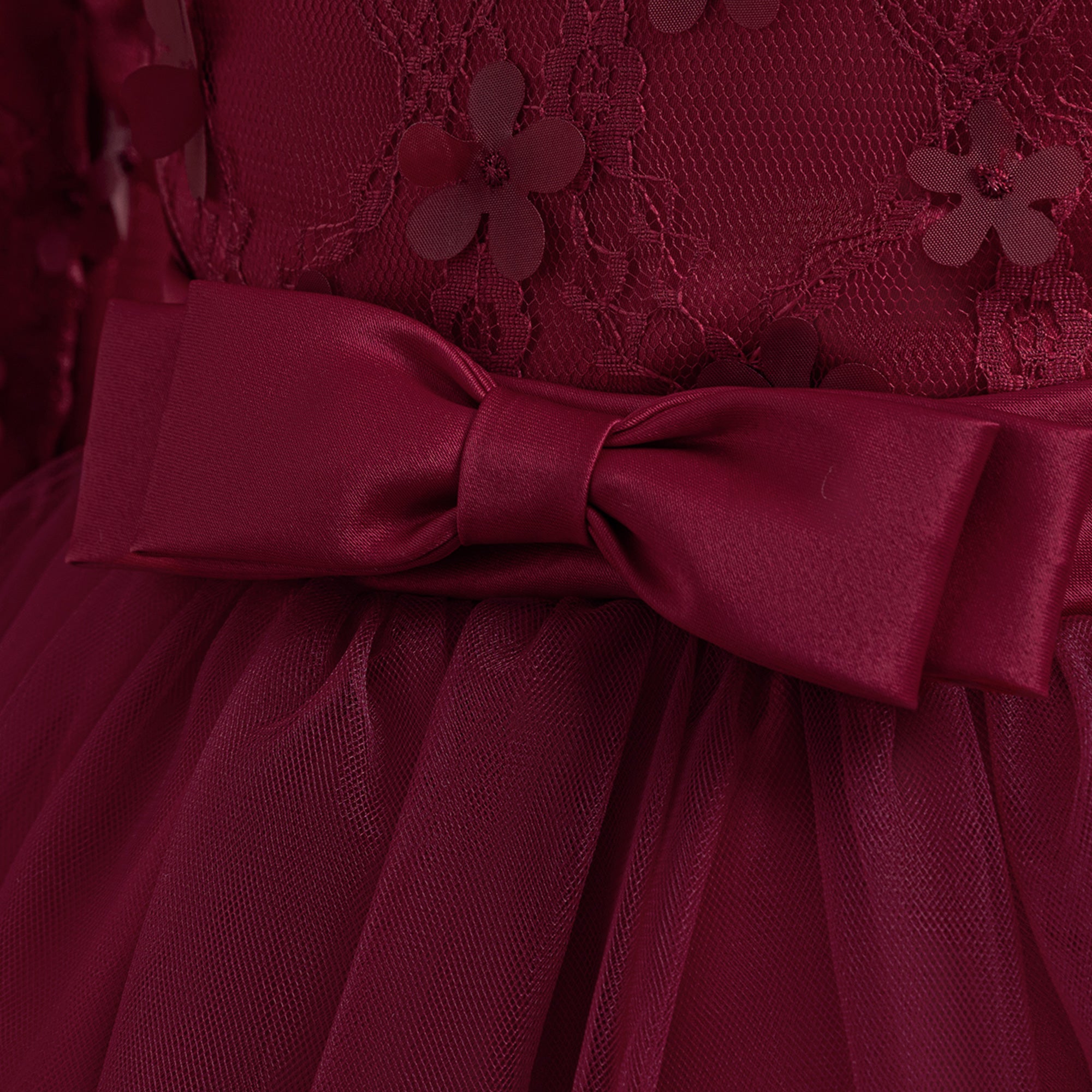 Girls Applique Maxi Dress