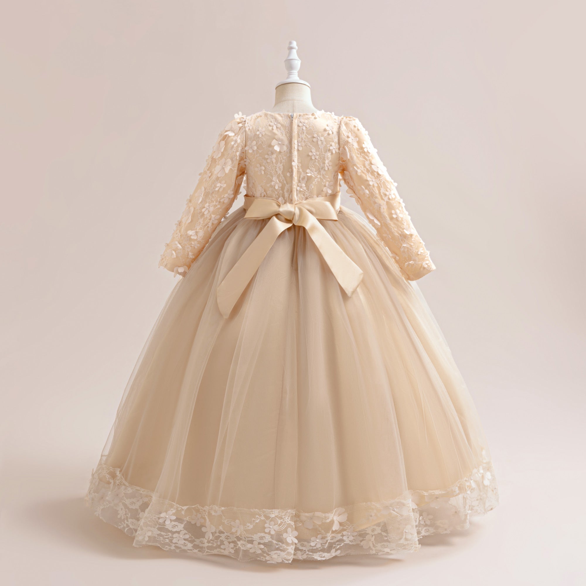 Girls  Applique Maxi Dress