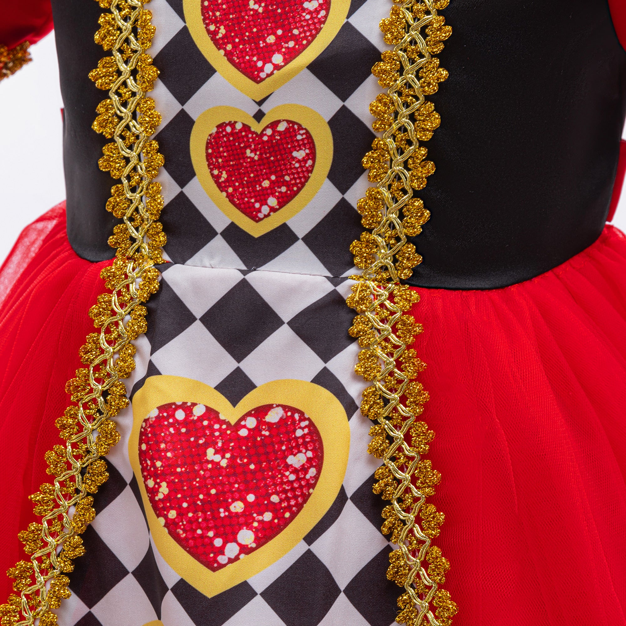 Girls Printed Balloon Mini Dress