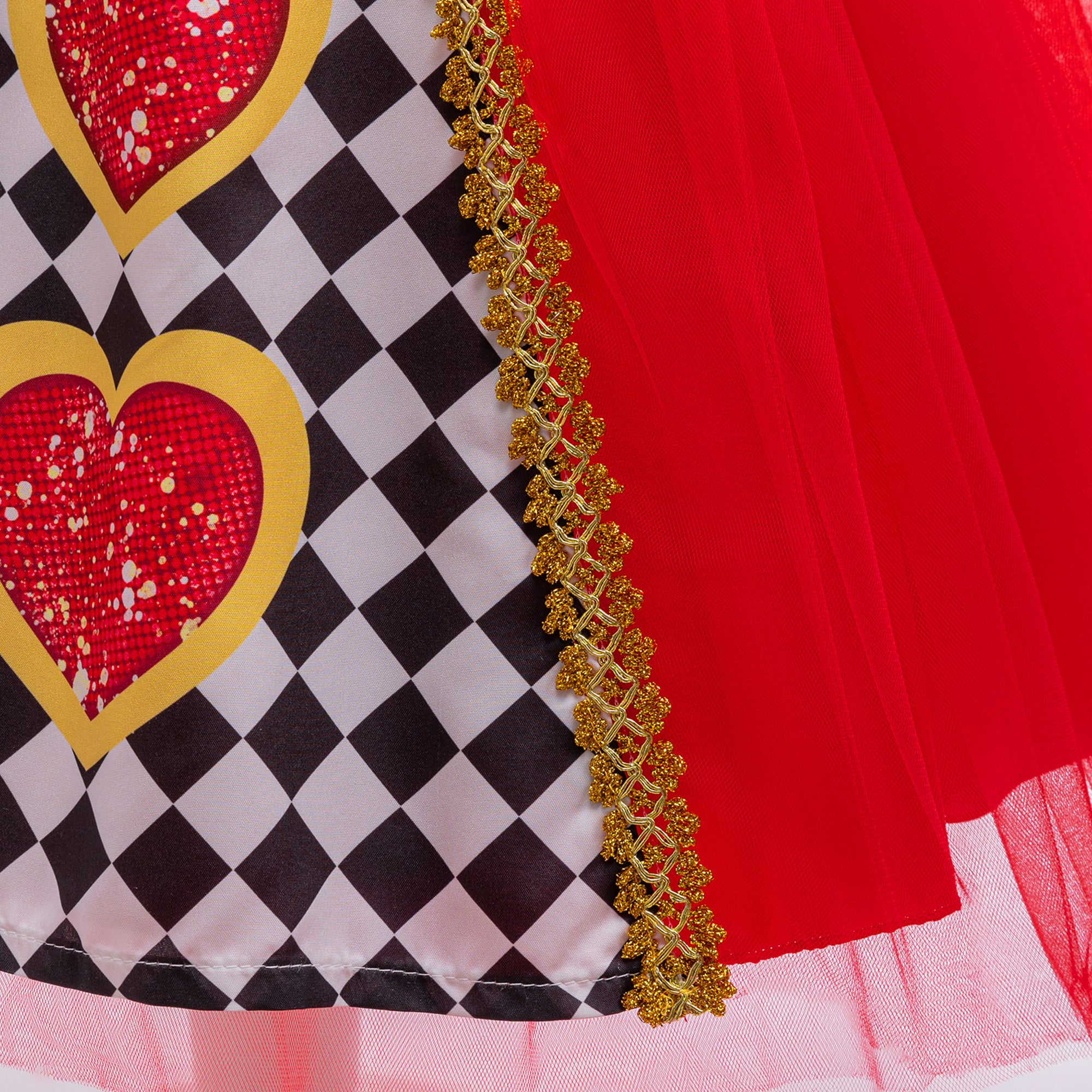 Girls Printed Balloon Mini Dress