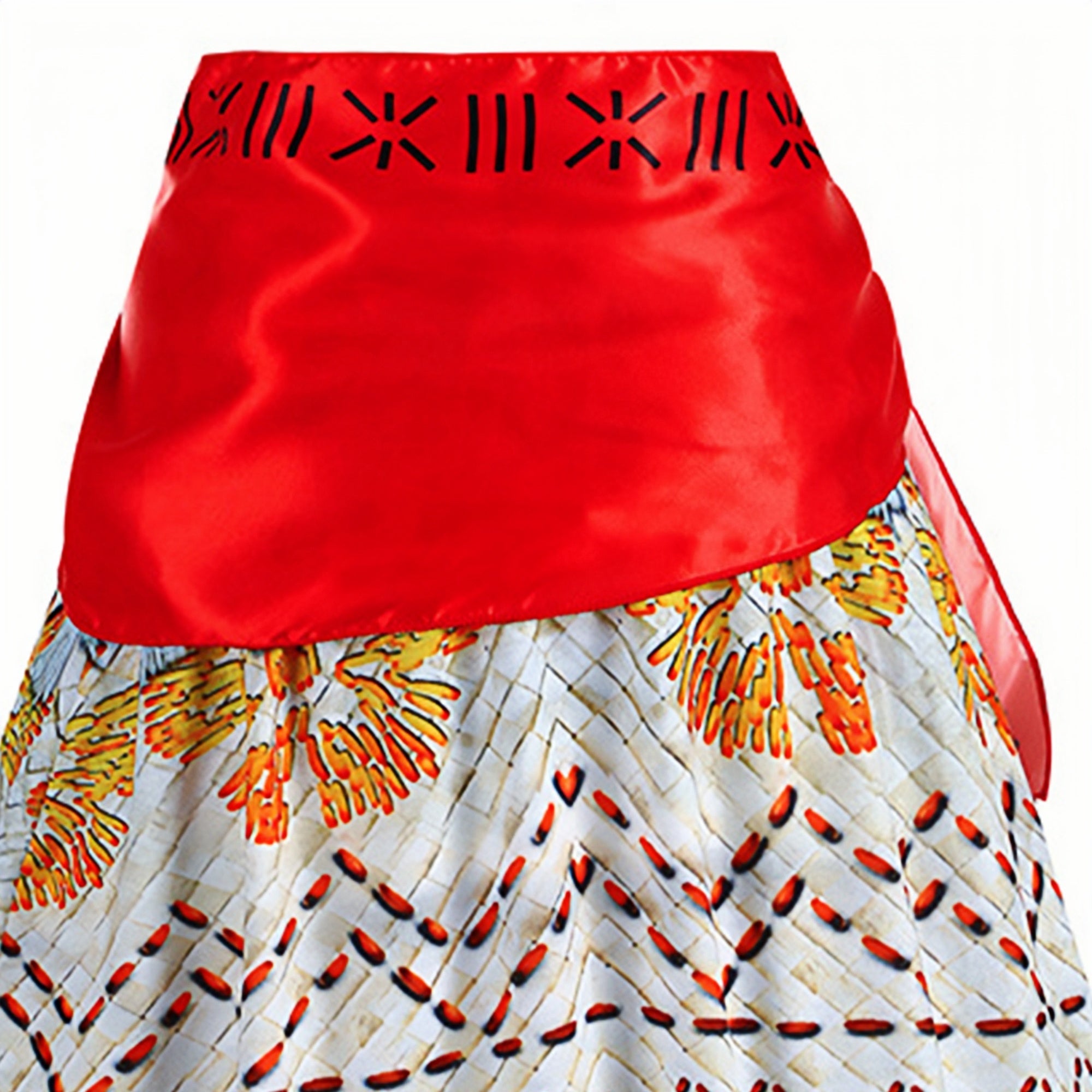 Girls Printed Top with Skirt