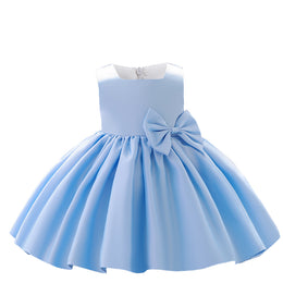 Girls Square Neck Fit & Flare Dress