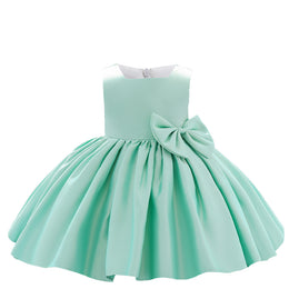 Girls Square Neck Balloon Dress