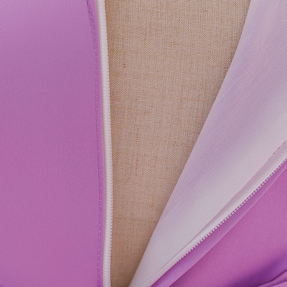 Purple Self Design Fit & Flare Dress