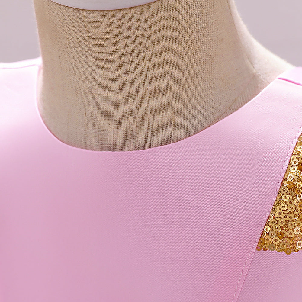 Pink & sea pink Embellished Embroidered Applique Fit & Flare Dress