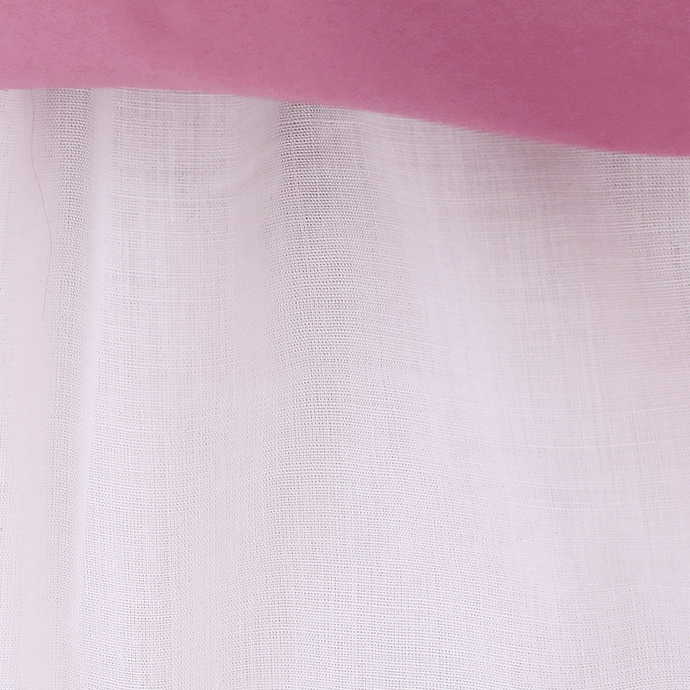 Pink Infant Girls Flutter Sleeves Corsage Balloon Dress