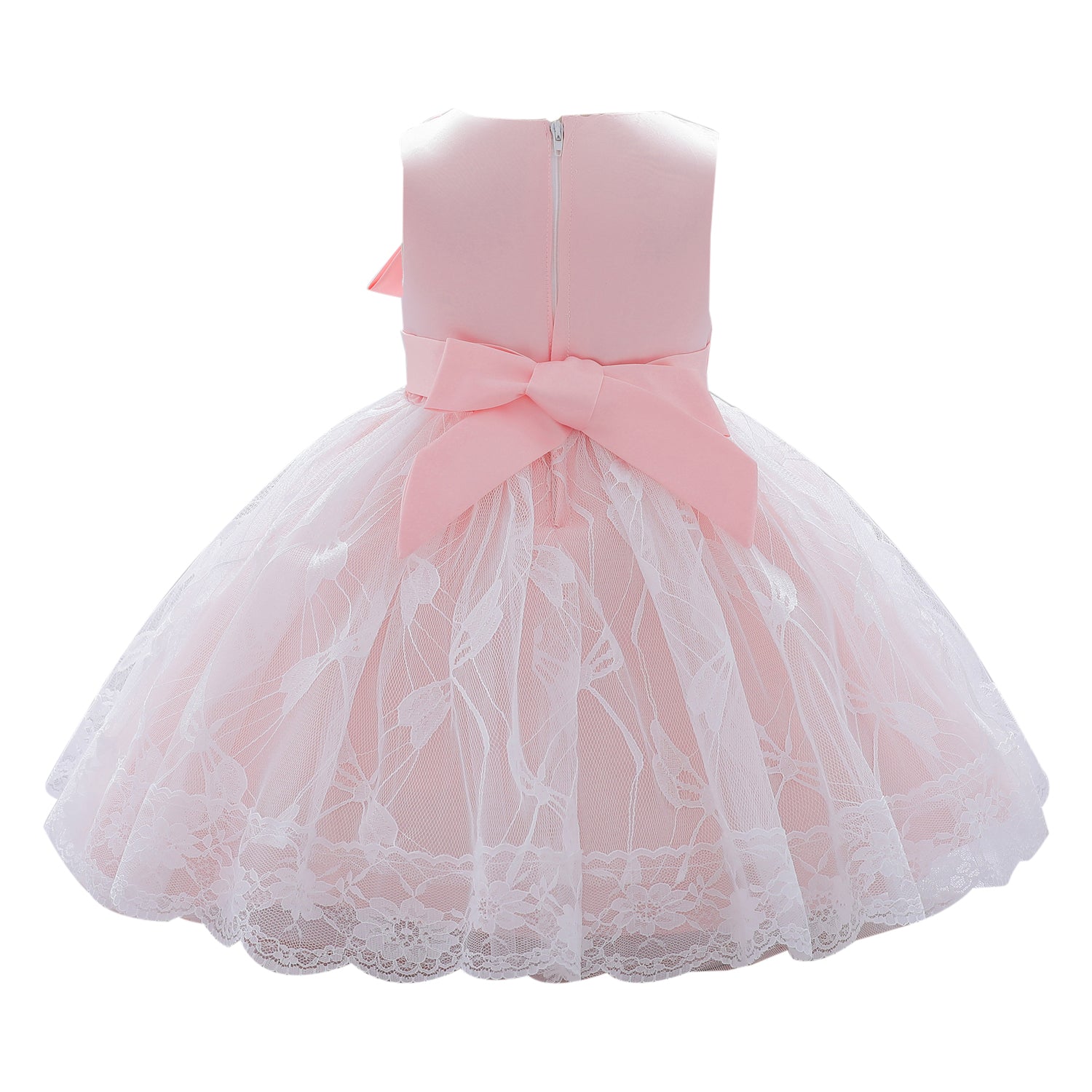 Girls Embellished Bow-Detailed Fit & Flare Dress