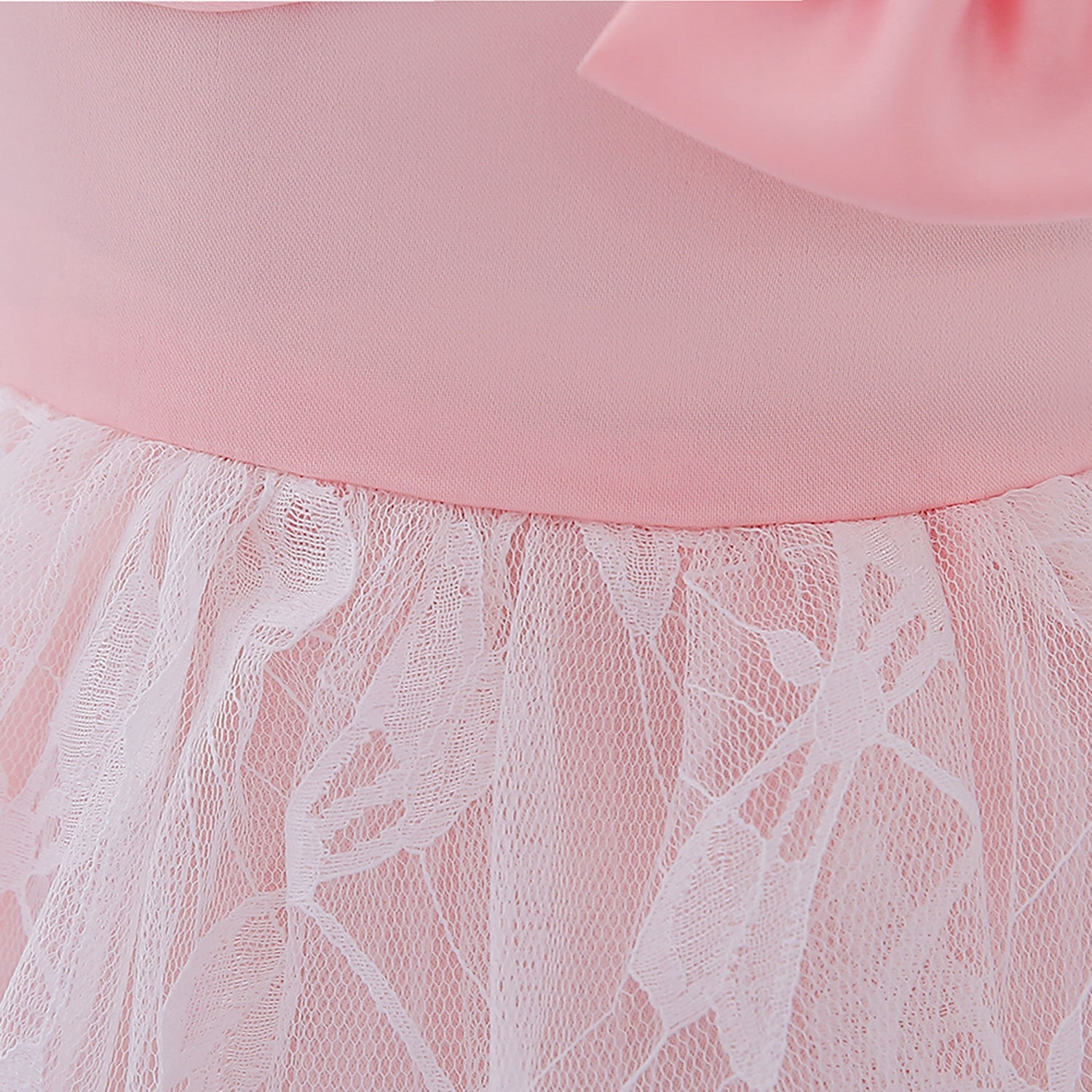 Girls Embellished Bow-Detailed Fit & Flare Dress