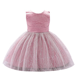 Pink & White Fit & Flare Dress