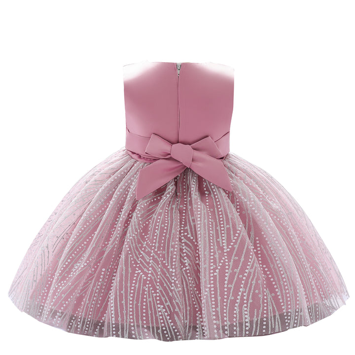 Pink & White Fit & Flare Dress