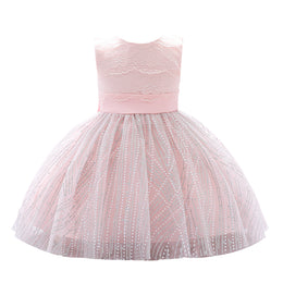 Girls Self Design Fit & Flare Dress