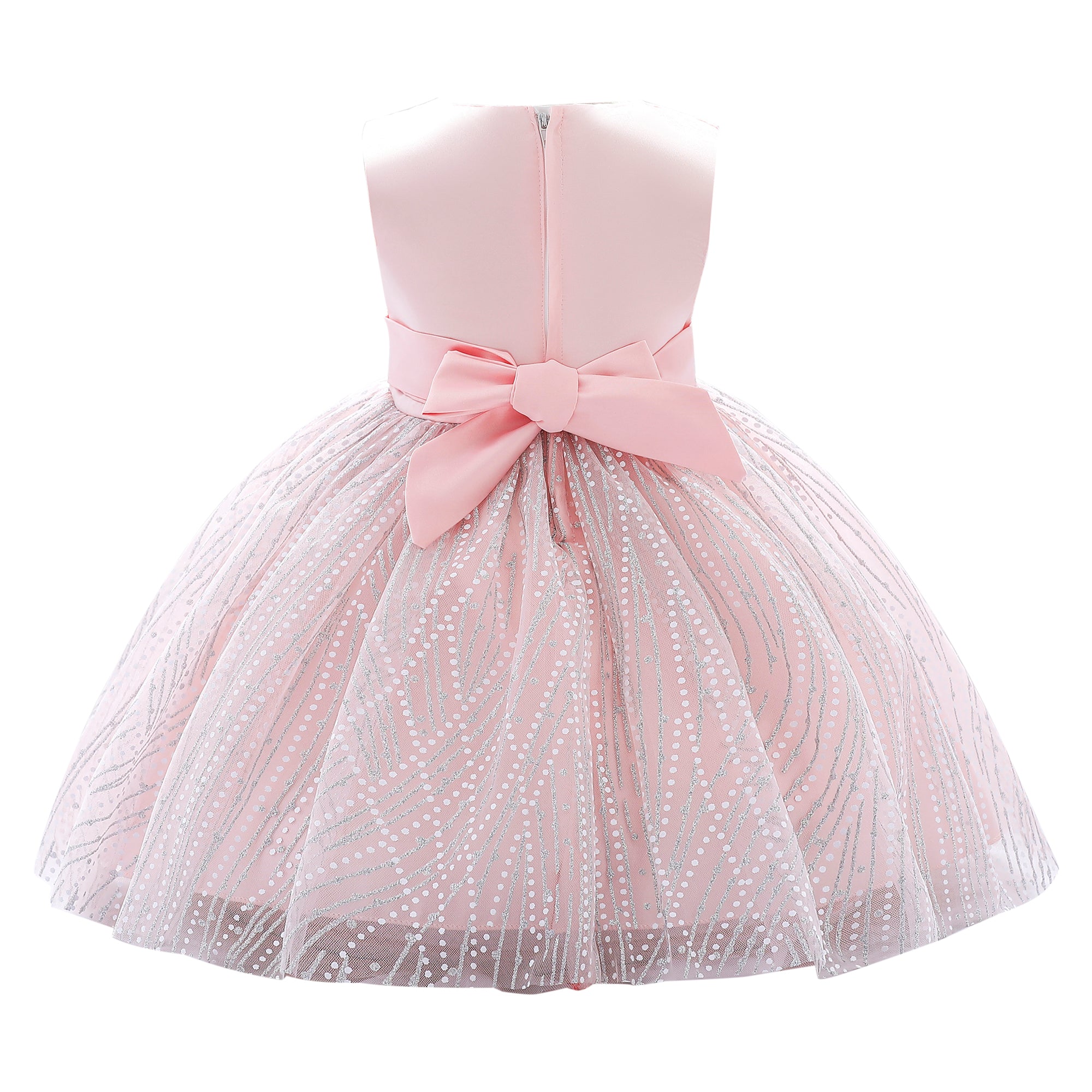 Girls Self Design Fit & Flare Dress