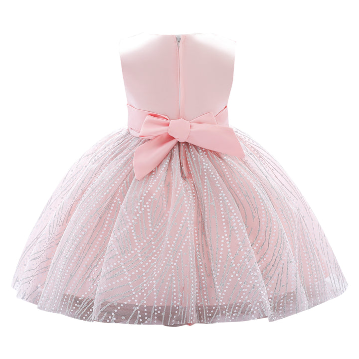 Girls Self Design Fit & Flare Dress