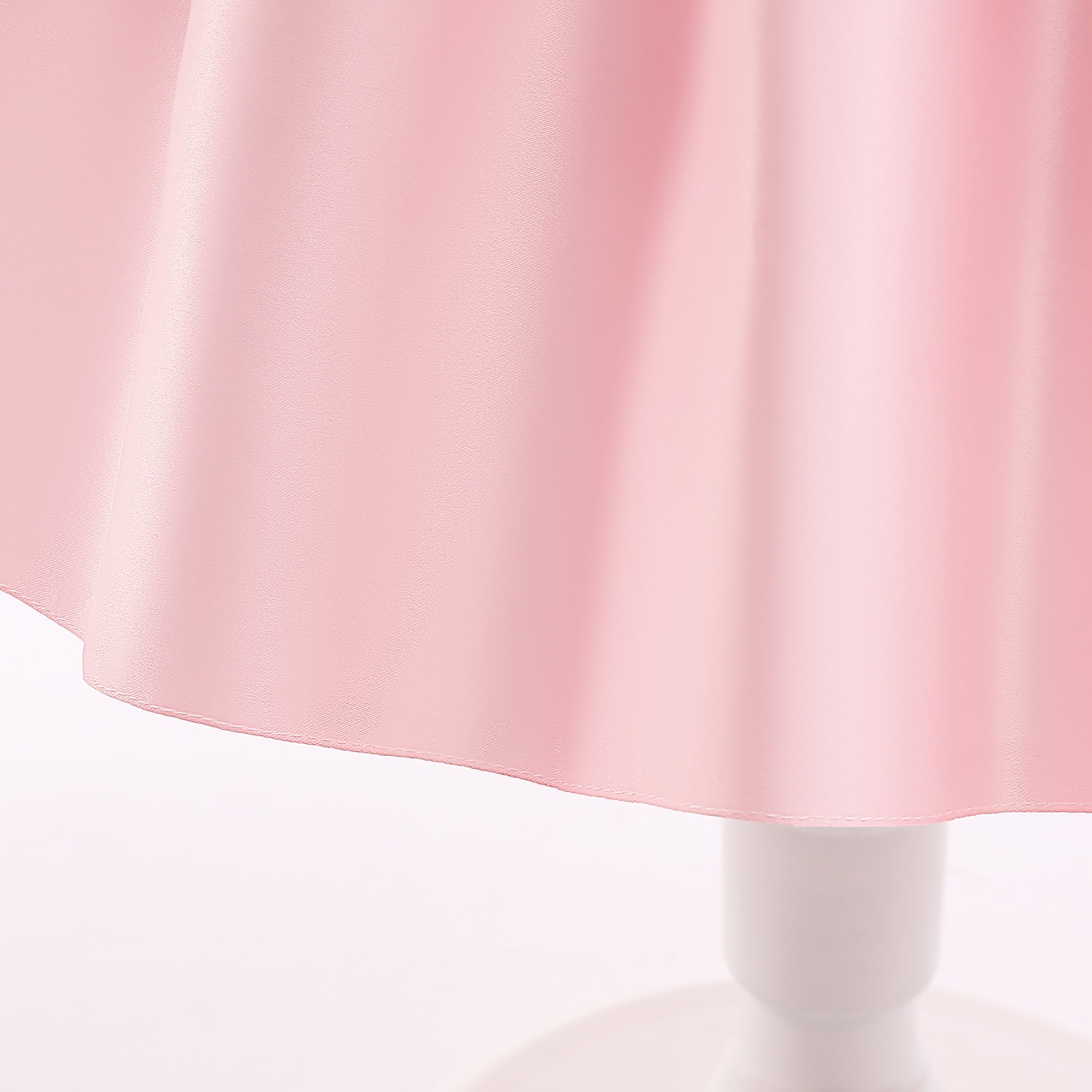 Girls Pink Puff Sleeves Gathered or Pleated Fit & Flare Midi Dress