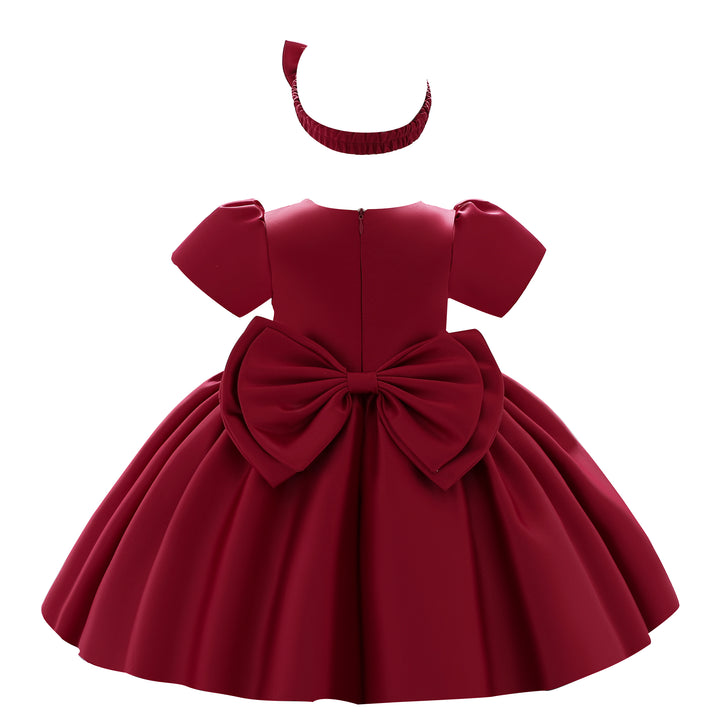 Maroon & rosewood Fit & Flare Dress