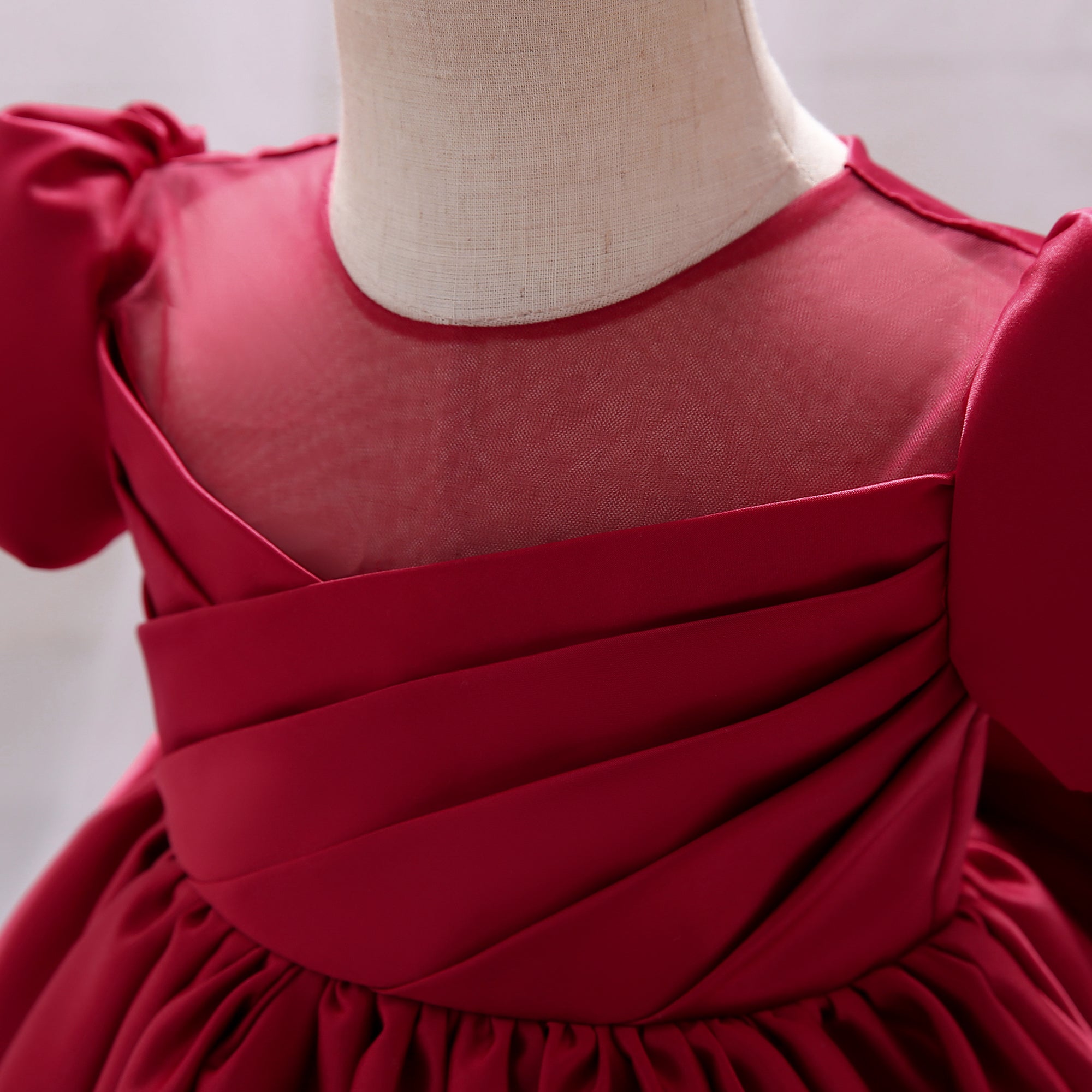 Maroon & rosewood Fit & Flare Dress