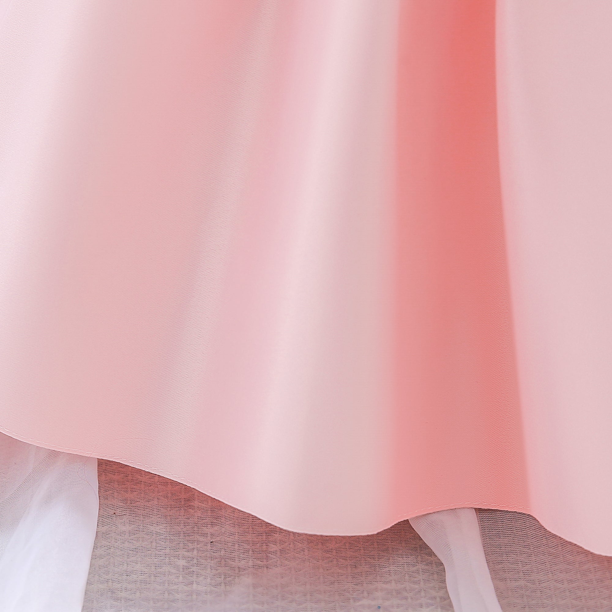 Girls Pink Off Shoulder Fit & Flare Dress