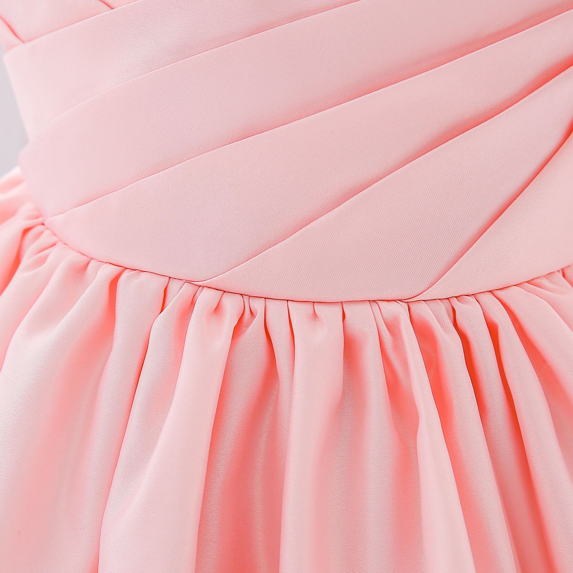 Girls Pink Off Shoulder Fit & Flare Dress
